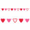 Valentine's Heart Cutout Banner Decoration - 2m
