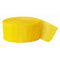 Yellow Crepe Paper Streamer - 25m