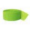 Lime Green Crepe Paper Streamer - 25m