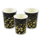 Gold Celebration Black & Gold Paper Cups - 266ml - Pack of 8