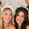 Gold and Silver Happy New Year Headbands - Pack of 4