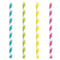 Pastel Colours Paper Smoothie Straws - Pack of 10