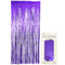 Purple Foil Door Curtain -  2.4m x 90cm