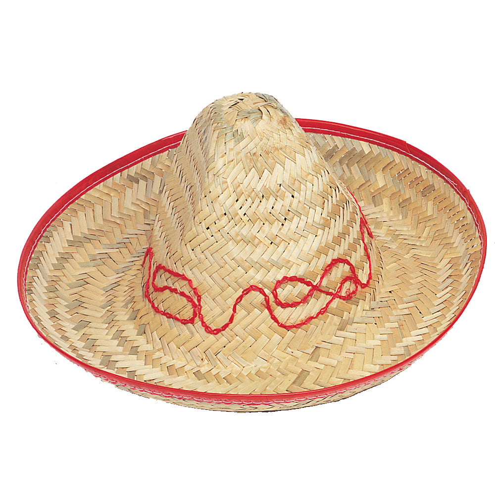 Child's Straw Sombrero Hat