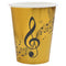 Music Paper Cups - 266ml - Pack of 10