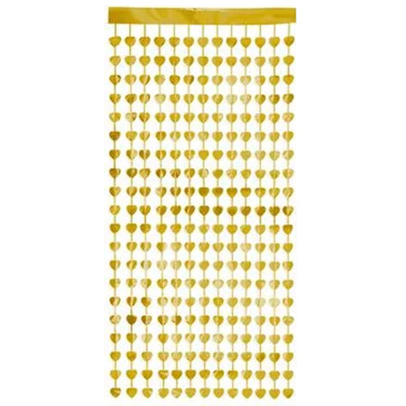 Gold Heart Backdrop - 2.5m