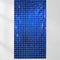 Royal Blue Metallic Square Party Backdrop - 97cm x 1.98m