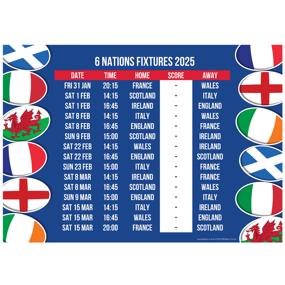 Six Nations: 2024 Fixtures Confirmed, France And Ireland To Clash In Championship Opener - Foto 10