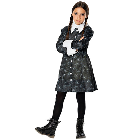 Kid's Official Wednesday Addams Costume