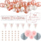 70th Birthday Rose Gold Glitz Decoration Pack