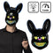 LED Light-Up Killer Rabbit Halloween Mask