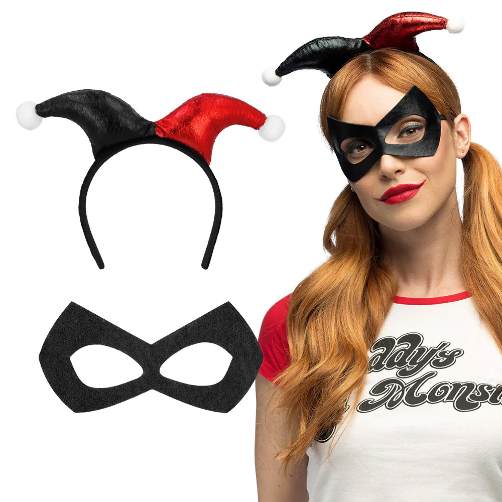 Harlequin Fancy Dress Kit - Mask and Headband