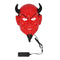 LED Light-Up Devil Halloween Mask