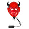 LED Light-Up Devil Halloween Mask