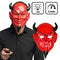 LED Light-Up Devil Halloween Mask