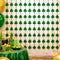 Shamrock String Foil Backdrop Decoration - 2m x 1m