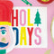Vibrant Christmas Holidays Paper Napkins - Pack of 16