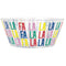 Vibrant Christmas Plastic Serving Bowl - 25cm