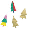 Vibrant Christmas Trees Table Scatter Jumbo Confetti - 57g