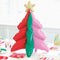 Vibrant Christmas Tree Shaped Standing Foil Balloon Centerpiece - 22