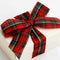 Red and Green Tartan Ribbon - 25mm - 15m Roll