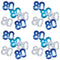 Birthday Glitz Blue 80 Confetti - 14g