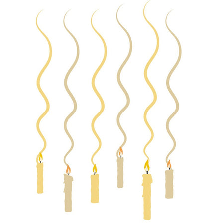 Harry Potter Floating Candles Hanging Decorations - Pack of 6