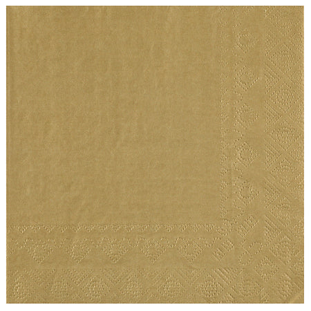 Natural Kraft Brown Paper Napkins - 33cm - Pack of 25