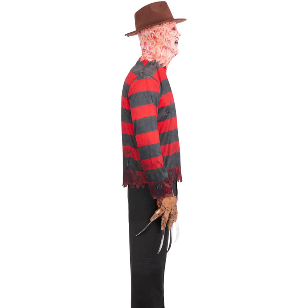 Nightmare On Elm Street Freddy Krueger Costume Set - T-Shirt & Mask