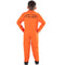 Kid's Escaped Prisoner Orange Boilersuit Costume