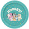 Bluey Round Paper Plates - Pack of 8 - 23cm