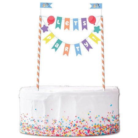 Bluey Cake Bunting