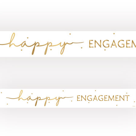 Happy Engagement Foil Banner - 2.7m