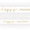 Happy Engagement Foil Banner - 2.7m