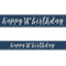 Blue Glitz 14th Birthday Foil Banner - 2.7m