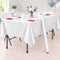 White Plastic Table Roll - 30.5m x 1m