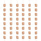 Birthday Glitz Rose Gold 13th Hanging Decorations - 1.52m - Pack of 6
