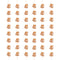 Birthday Glitz Rose Gold 40th Hanging Swirl Decorations - Pack of 6