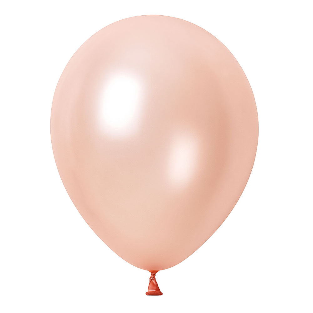 Rose Gold Latex Balloons - 12" - Pack of 8