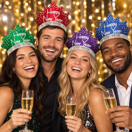 Happy New Year Tiaras - Assorted Colours - Each
