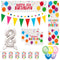8th Birthday Rainbow Balloons Decoration Pack