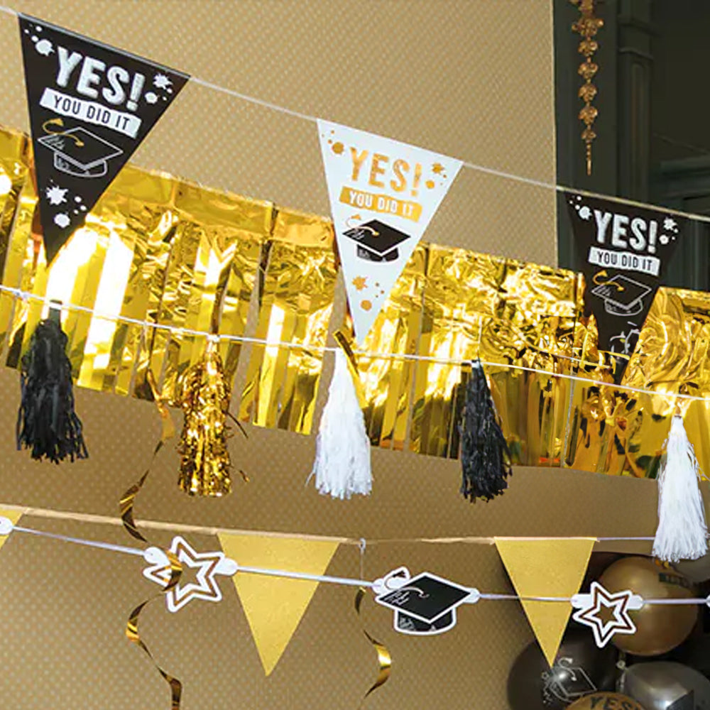 Yes! You did it! Graduation Bunting - 6m