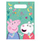 Peppa Pig Paper Party Bags - Pack of 6