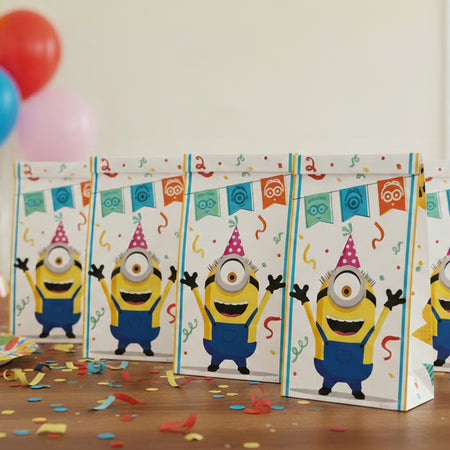 Minions Paper Party Bags – Pack of 4