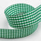 Green Gingham Ribbon - 25mm - 10m Roll