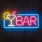 Neon 'Bar' Sign Light - 42cm x 22cm