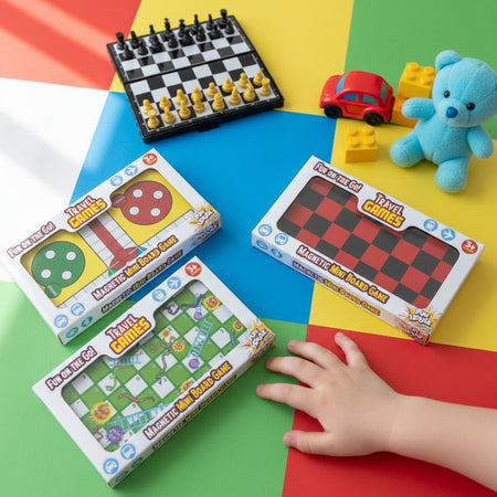 Magnetic Travel Games - 4 Assorted Designs - Each