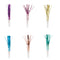 Fringed Squawker Foil Blowout - Assorted Colours  - Pack of 8