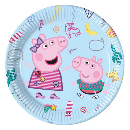 Peppa Pig Paper Plates - 23cm - Pack of 8