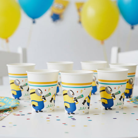 Minions Paper Cups – 200ml – Pack of 8